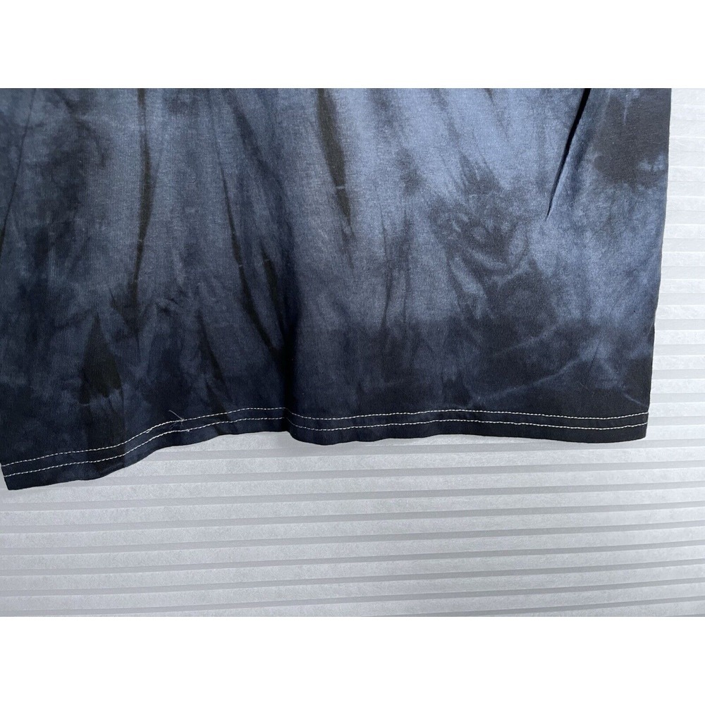 Colortone T-Shirt Men S Black Gray Tie Dye Short Sleeve Key West Florida Rooster - Picture 9 of 11